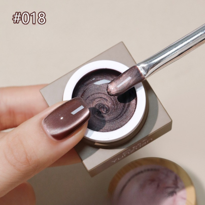Yunzuan Gel Polish Pearl Jar Set shade 18 color swatch