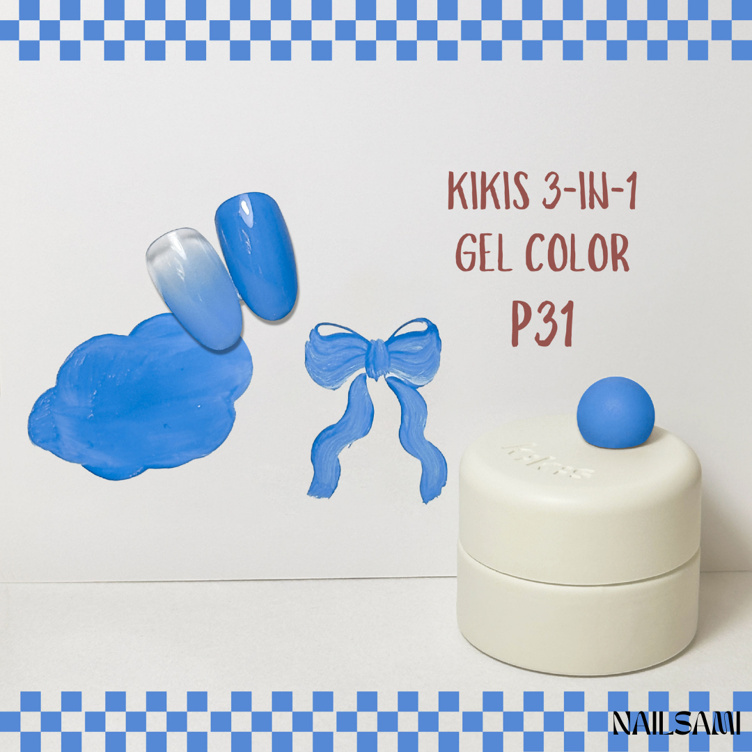 Kikis 3-In-1 Solid Macaron Gel Polish