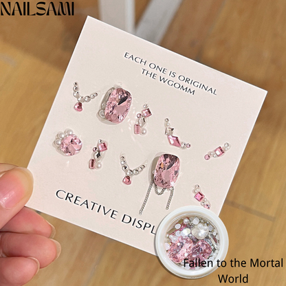 Gemstone Nail Charm DIY Kit for Press-on