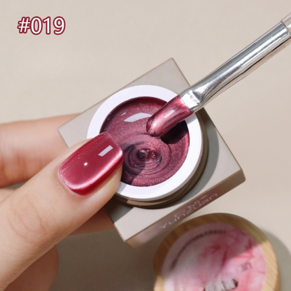 Yunzuan Gel Polish Pearl Jar Set shade 19 color swatch