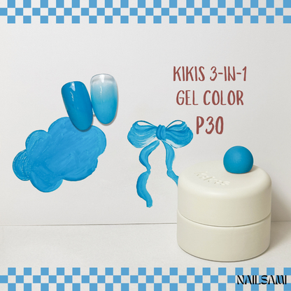 Kikis 3-In-1 Solid Macaron Gel Polish