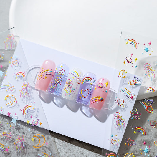 3D Whimsical Nail Stickers Fulfilled by NAILSAMI