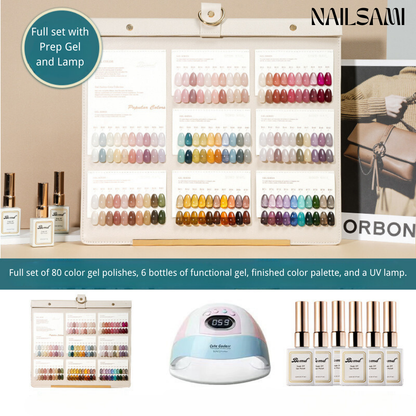 BOMD Nude Jelly Nail Polish Set - Pastel Garden Series