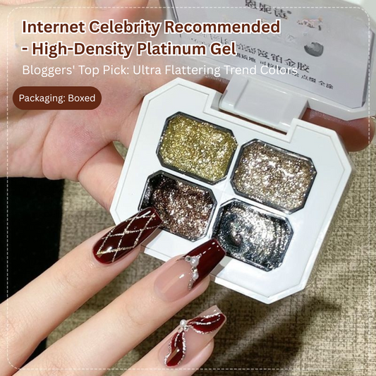 Professional Platinum Metallic Gel Palette