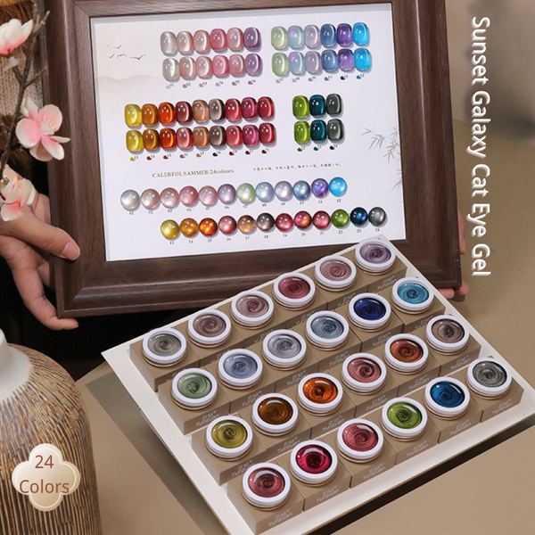 Yunzuan Sunset Galaxy Cat Eye Gel