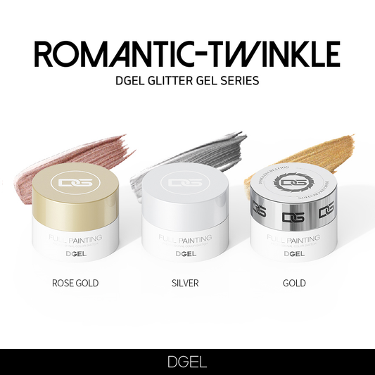 DGEL Romantic Twinkle Metallic Gel
