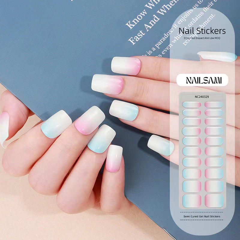 Mint Cloud | Semi Cured Gel Nail Sticker Kit