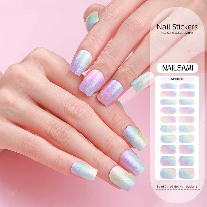 Opal Glow | Semi Cured Gel Nail Sticker Kit