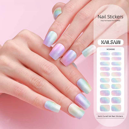 Opal Glow | Semi Cured Gel Nail Sticker Kit