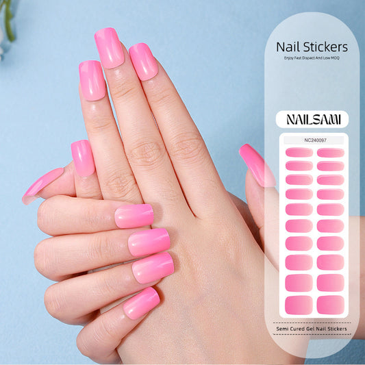 Light Pink | Semi Cured Gel Nail Sticker Kit