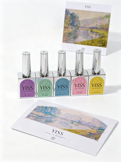 YISS Essential 60 Color Gel Polish Set - curated bottle lineup