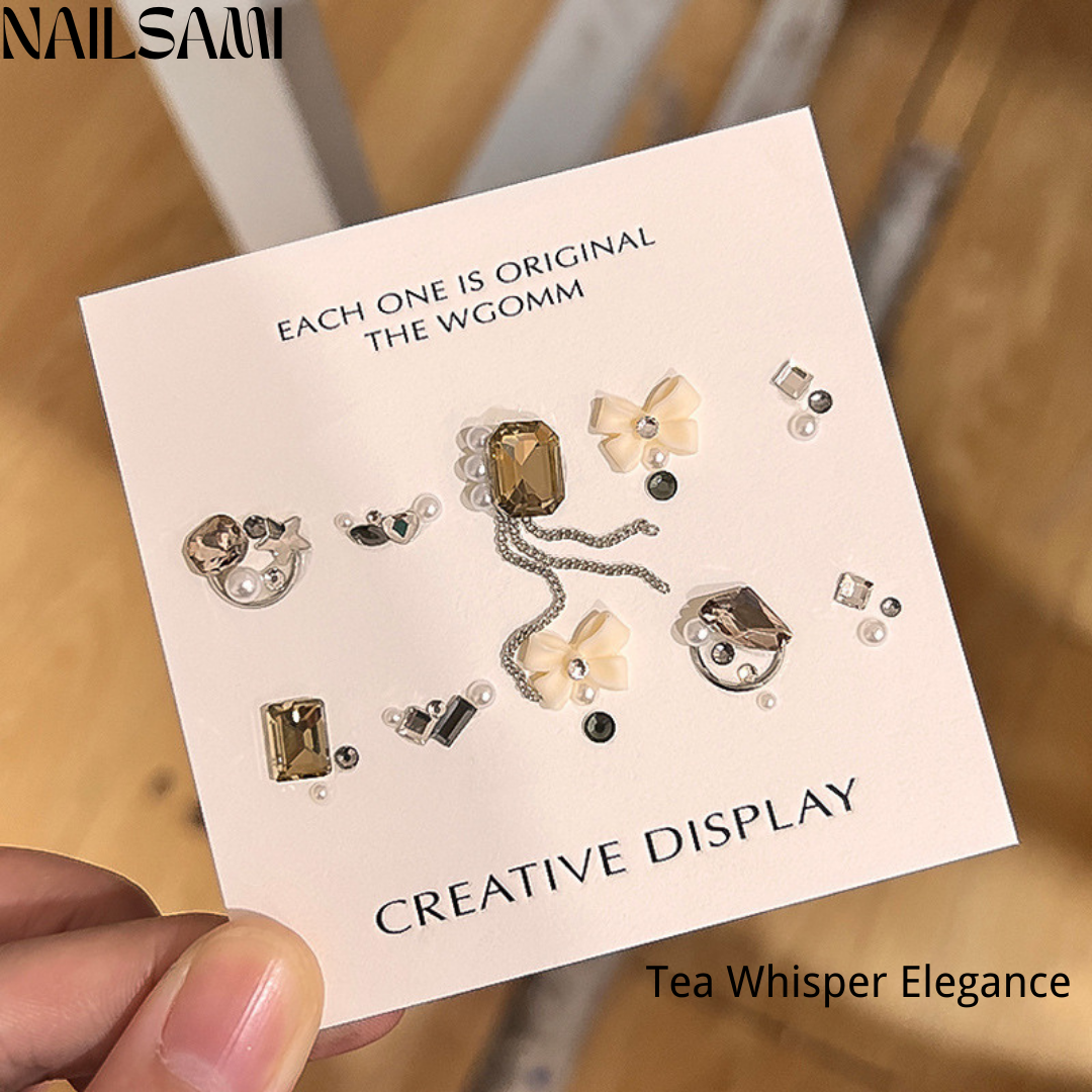 Gemstone Nail Charm DIY Kit for Press-on