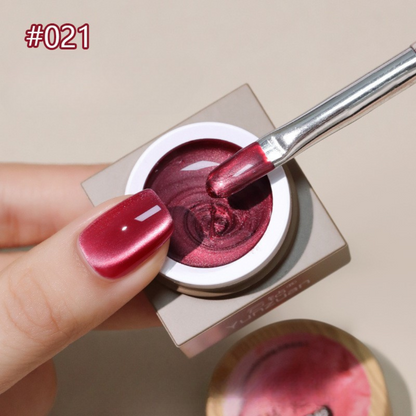 Yunzuan Gel Polish Pearl Jar Set shade 21 color swatch