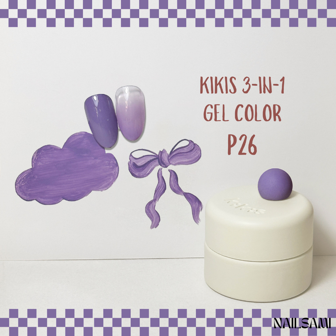 Kikis 3-In-1 Solid Macaron Gel Polish