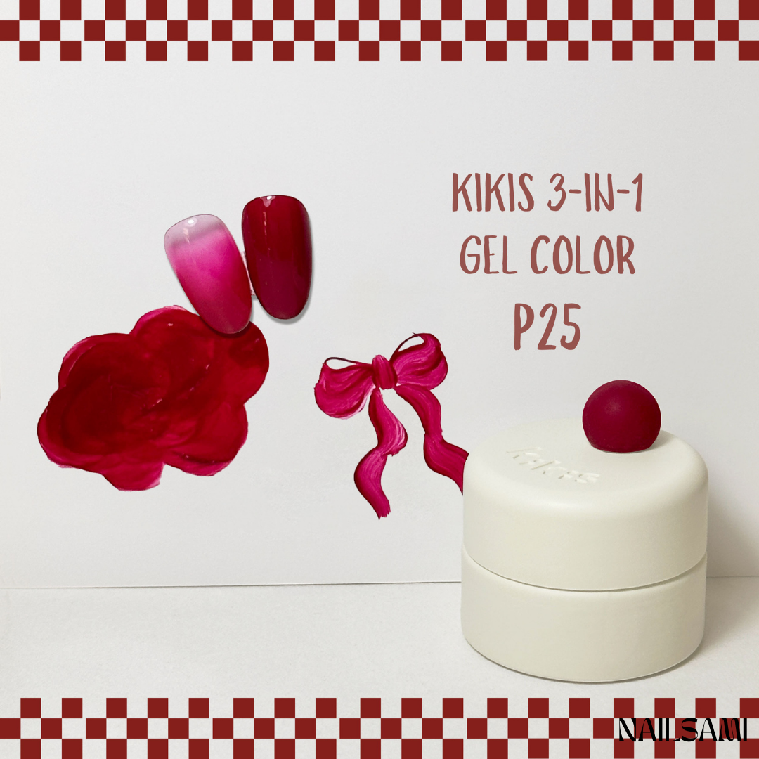 Kikis 3-In-1 Solid Macaron Gel Polish