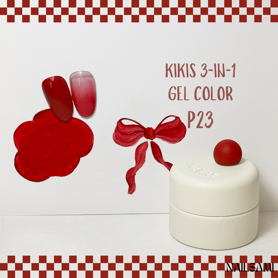 Kikis 3-In-1 Solid Macaron Gel Polish