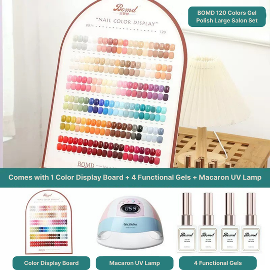 BOMD 120 Colors Gel Polish Large Salon Set
