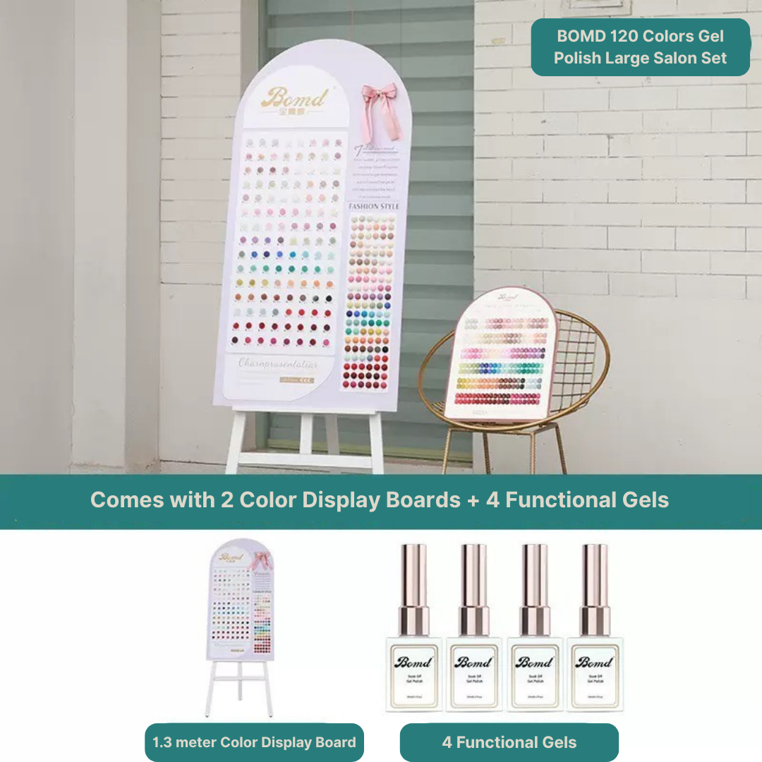 BOMD 120 Colors Gel Polish Large Salon Set
