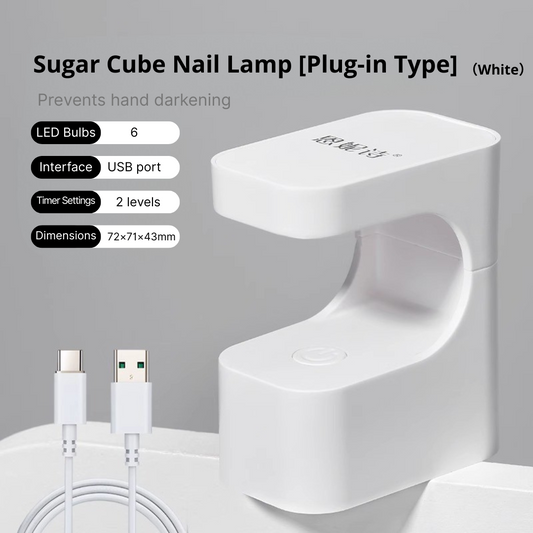 Mini Nail Lamp Sugar Cube