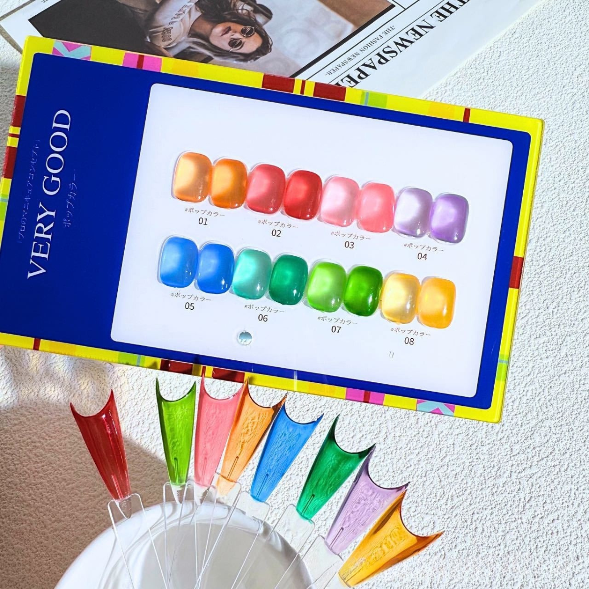 Very Good Nail Pop 8-Color Jelly Gel Set