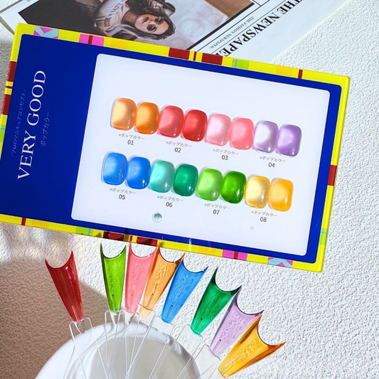 Very Good Nail Pop 8-Color Jelly Gel Set