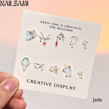 Gemstone Nail Charm DIY Kit for Press-on