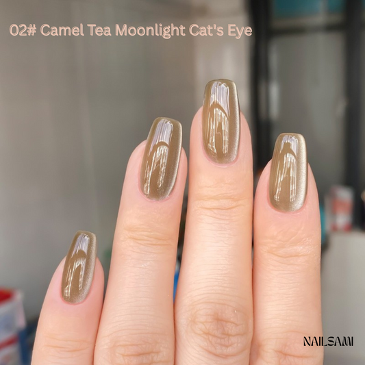 Maillard Moonlight Crystal Cat Eye Gel Polish