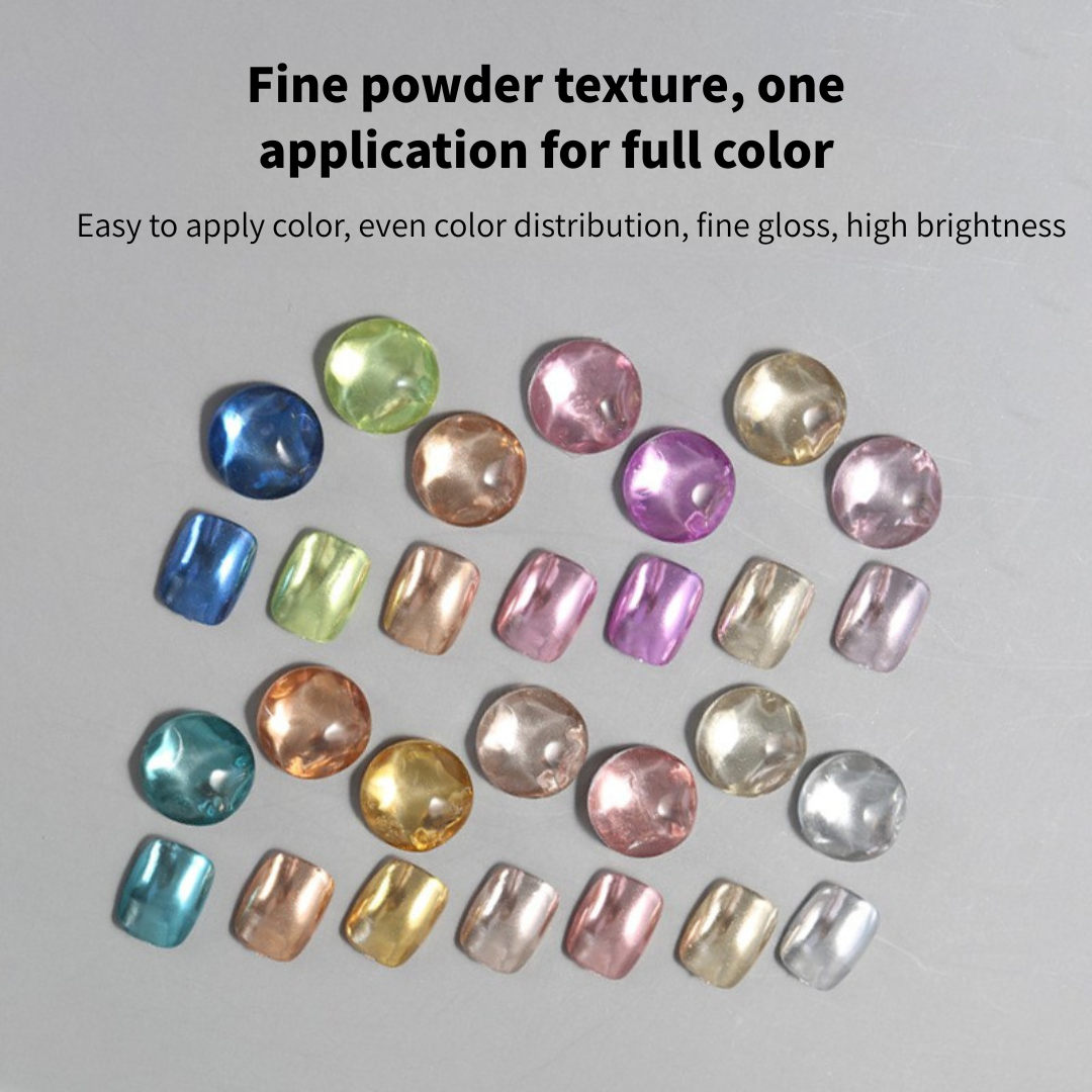 Solid Mirror Chrome Powder Set