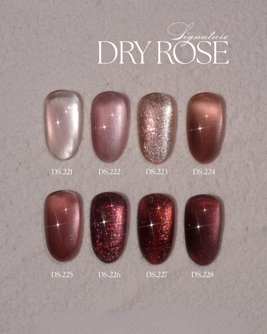 DGEL Signature Dry Rose Collection Color Gel Nail