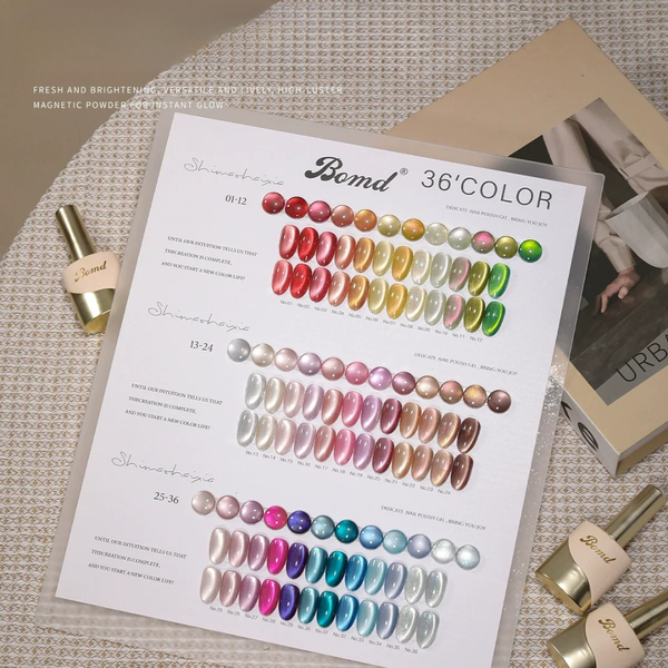 BOMD Cat Eye Gel Polish Set 32 Colors