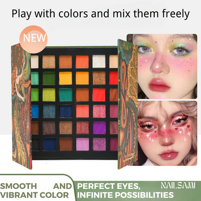 45-Color Multifunctional Eyeshadow Palette