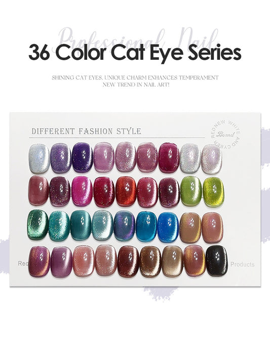 BOMD Cat Eye Gel Polish – 36 Colors