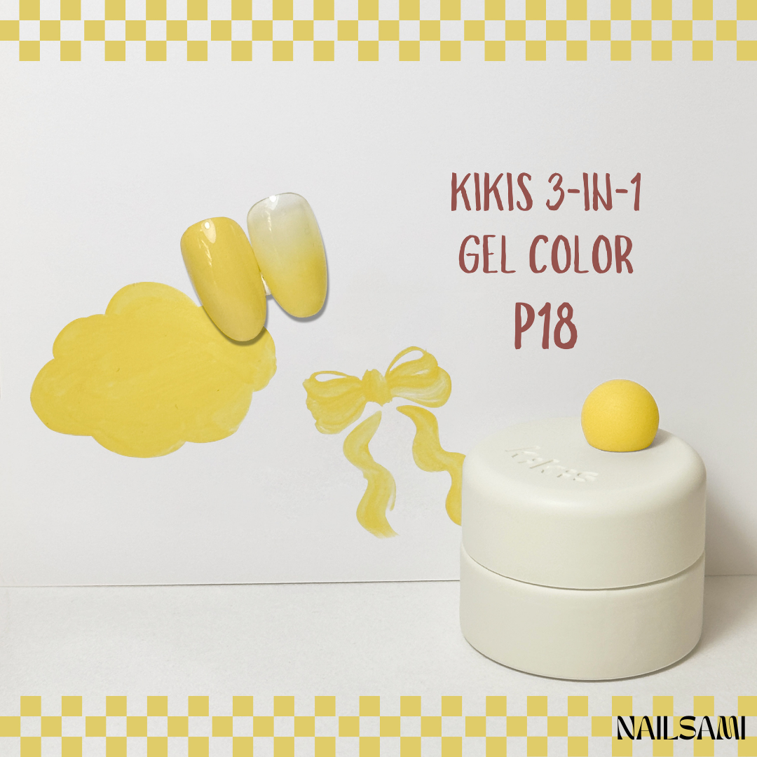 Kikis 3-In-1 Solid Macaron Gel Polish