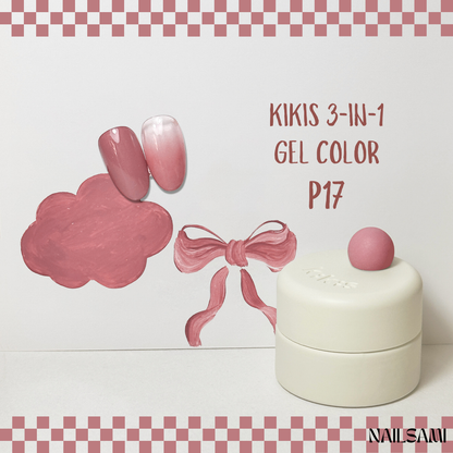 Kikis 3-In-1 Solid Macaron Gel Polish