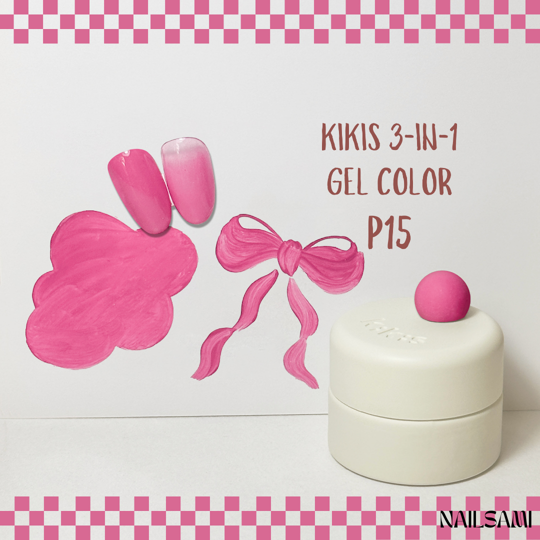 Kikis 3-In-1 Solid Macaron Gel Polish