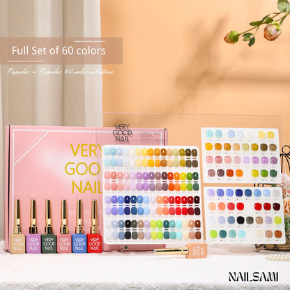 Very Good Nail 60 Color Gel Polish Set - Golden Serie