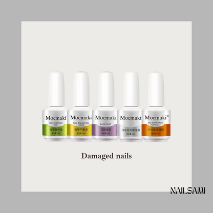 MOCMAKI Art Gels | Nail Prep & Care Series Full Set shade 21 color swatch