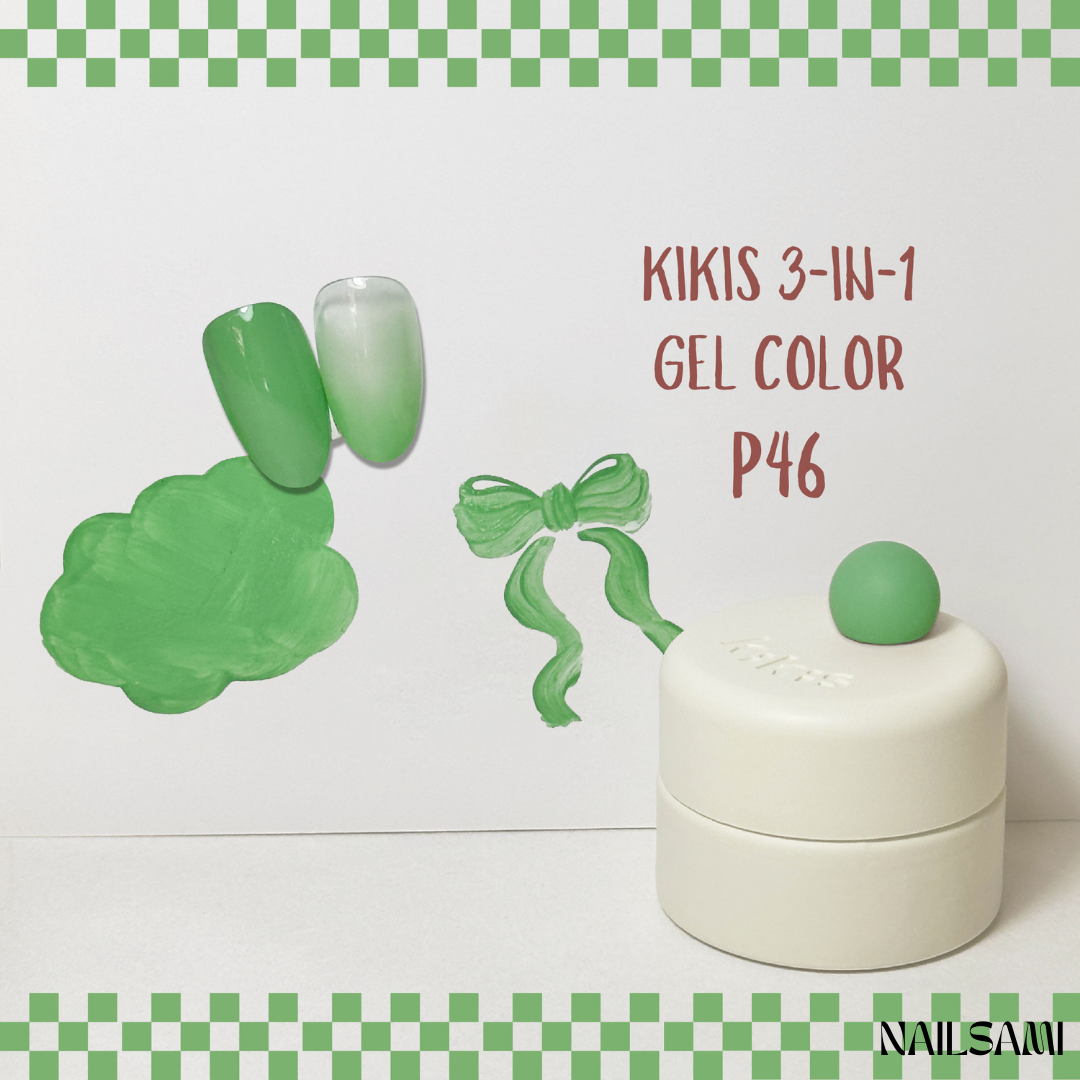 Kikis 3-In-1 Solid Macaron Gel Polish