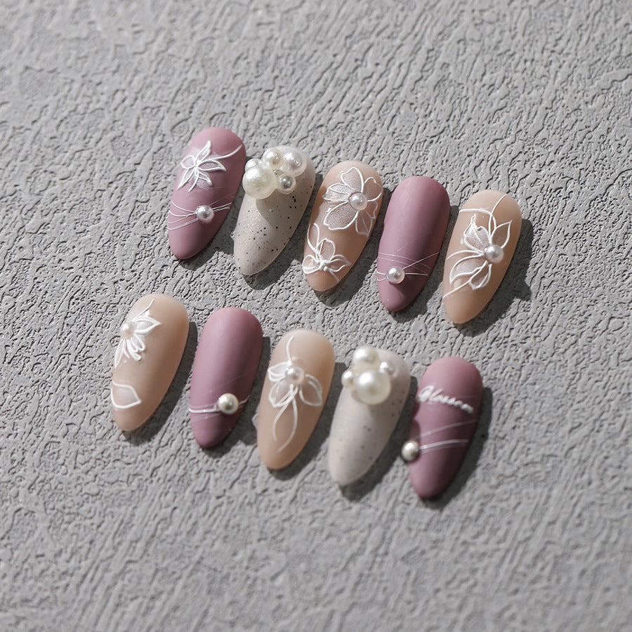 Elegant Blossom Nail Stickers Fulfilled by NAILSAMI