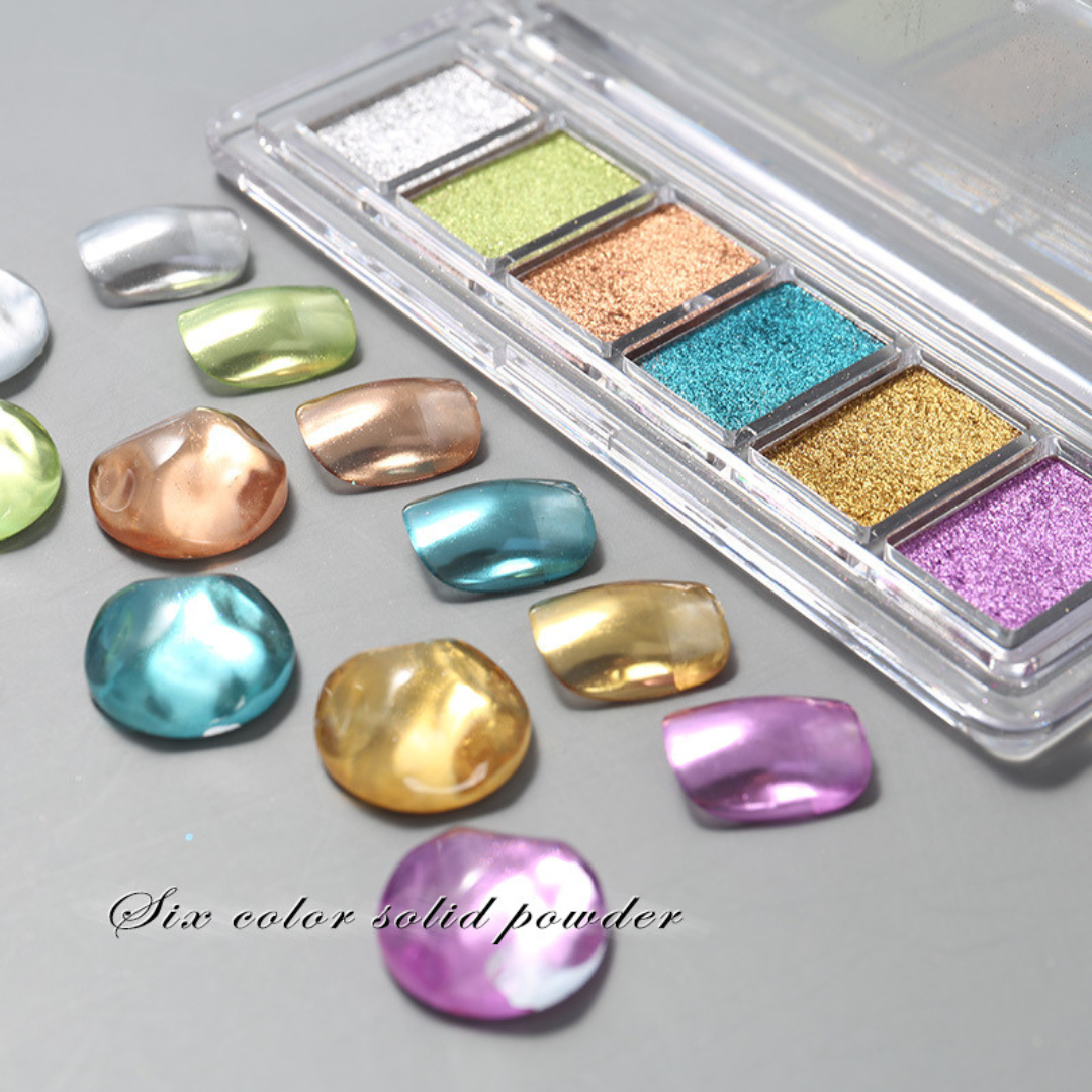 Solid Mirror Chrome Powder Set