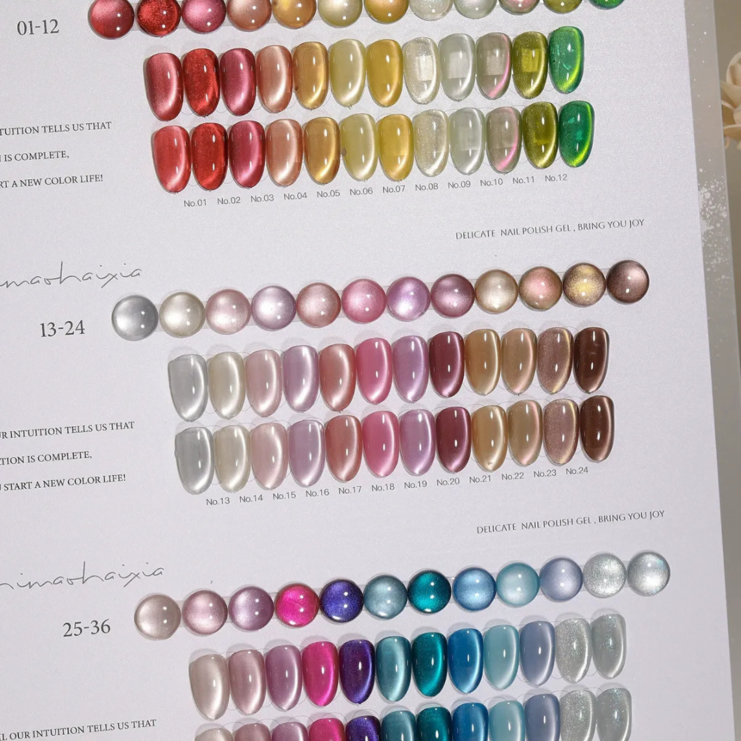 BOMD Cat Eye Gel Polish Set 32 Colors