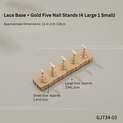 Japanese Minimalist Wooden Nail Practice Stand — image 3 of 4