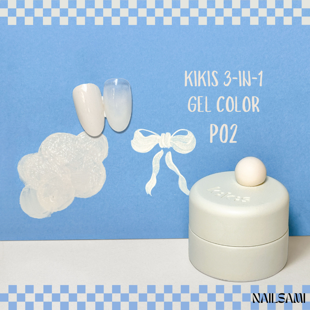 Kikis 3-In-1 Solid Macaron Gel Polish