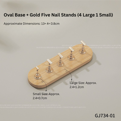 Japanese Minimalist Wooden Nail Practice Stand — image 4 of 4
