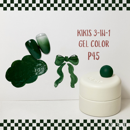 Kikis 3-In-1 Solid Macaron Gel Polish