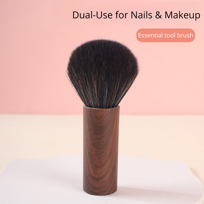 Short-Handle Nail Dust Brush – Fluffy & Precise