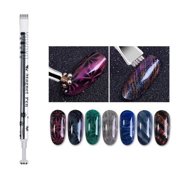 Cateye Magnet for Nail Art: Transform your manicure with precise cat-eye patterns using this specialized magnet tool.
