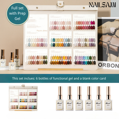 BOMD Nude Jelly Nail Polish Set - Pastel Garden Series