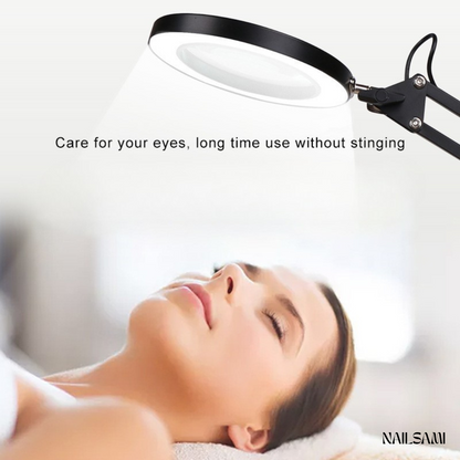 Round Nail Magnifying Lamp