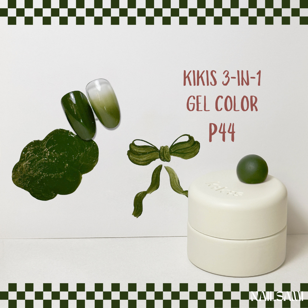 Kikis 3-In-1 Solid Macaron Gel Polish